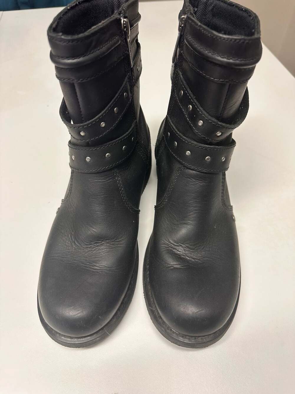 Women’s Harley-Davidson Eddington Motorcycle Boots Black Leather